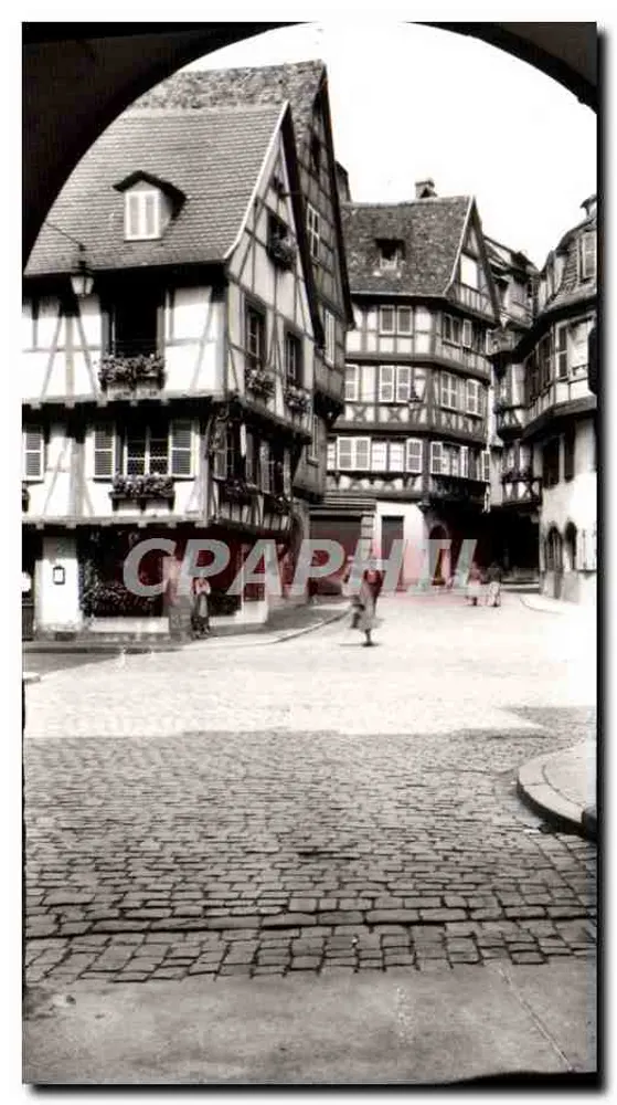 Colmar (Haut-Rhin) — La Rue des Marchands (Ansicht vom ehemaligen Zollhaus) — Authentische Fotografie — GLATIOTURE - Vorderseite