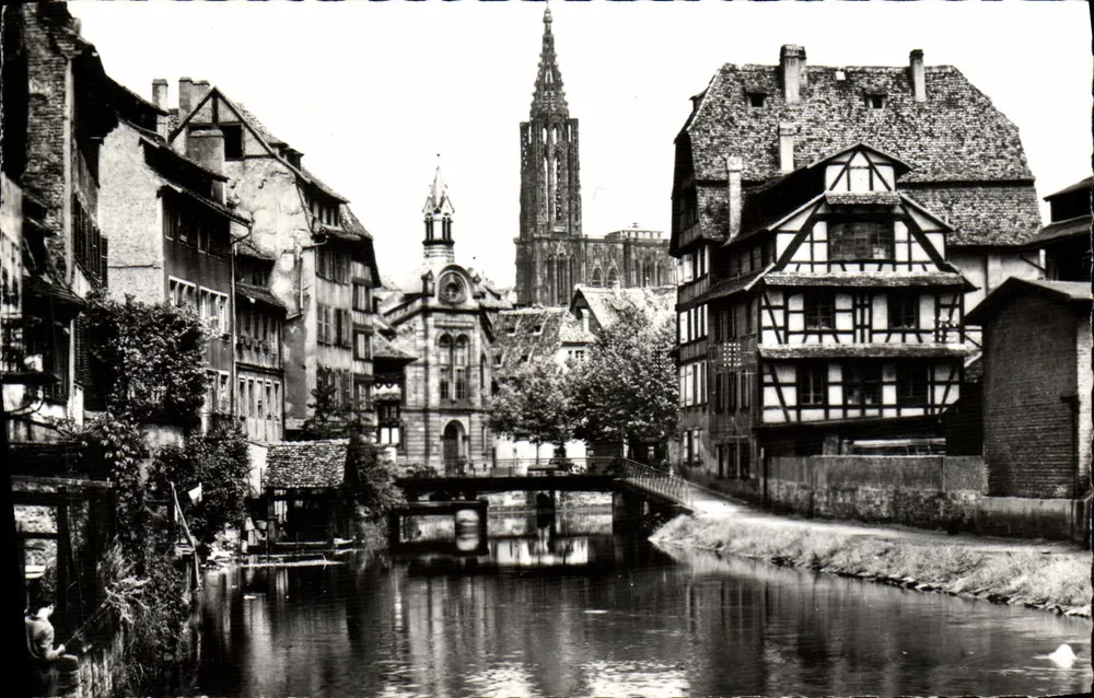 Strasbourg — La Petite France — Echte Fotografie - Vorderseite