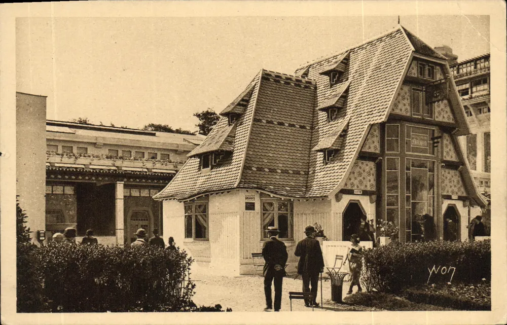 Pavillon von Mulhouse — Internationale Ausstellung der dekorativen Künste 1925 — Kunstausgabe YVON, Paris - Vorderseite