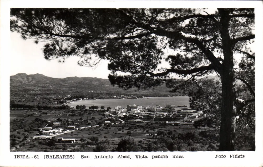 San Antonio Abad — Panoramablick — Foto Viñets, Nr. 61 - Vorderseite