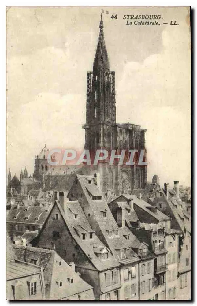 Strasbourg — A Catedral — LL. — n°44 - Frente