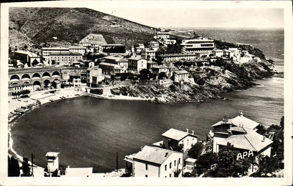 Cerbère — Praia e Cidade — As Cartas A.P.A. — n°5 - Frente