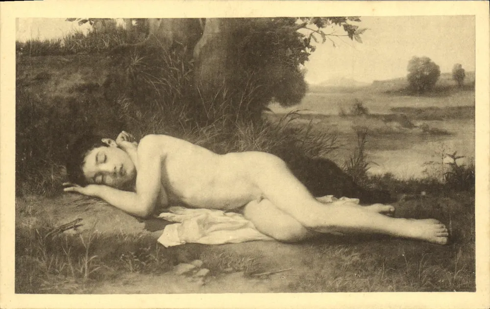 Nuotatore addormentato — Jean Jacques Henner — Museo di Colmar - Recto