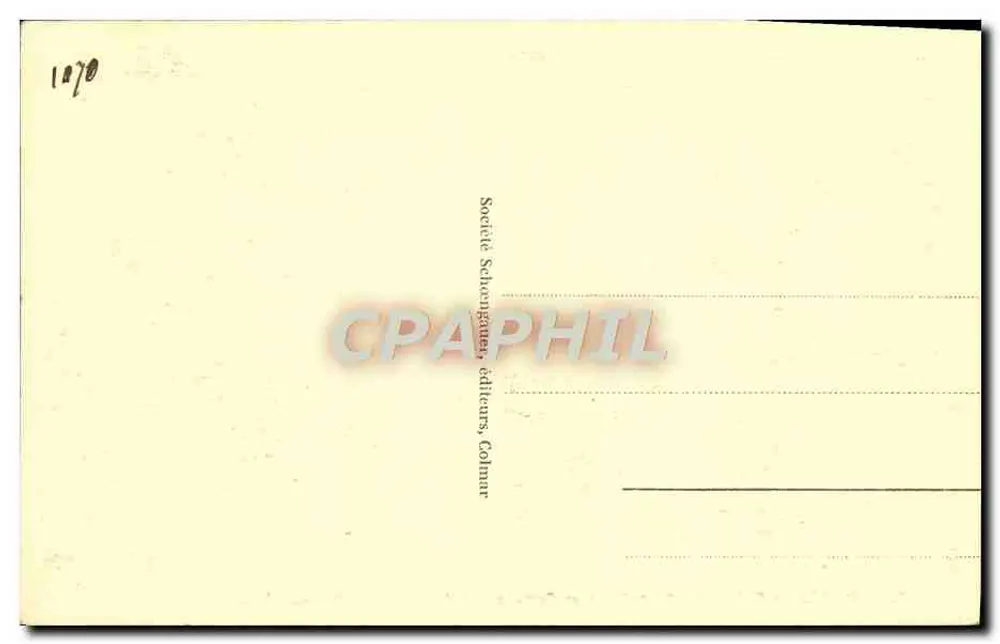 Dentelheiras na Franche-Comté — Museu de Colmar — Paul Sinibaldi — n° 7055 - Verso