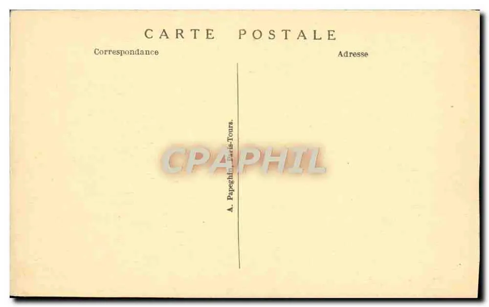 Ussé — O Castelo - Vista geral — A. P. - Verso