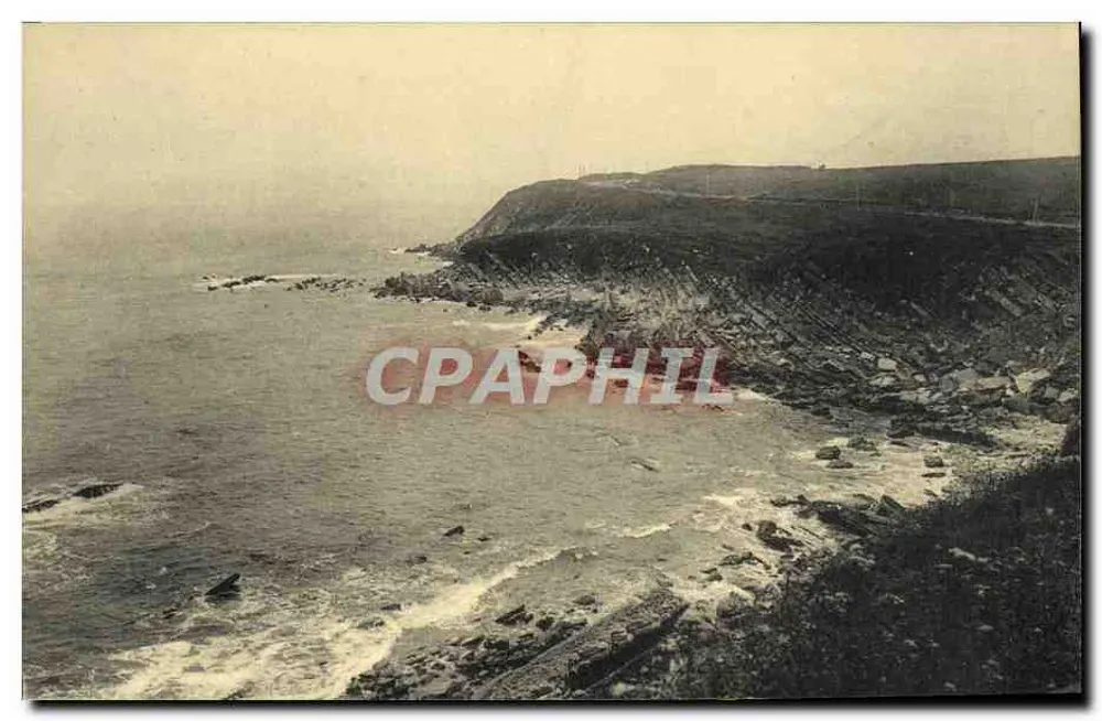 Hendaye Plage — Estrada da Corniche — Edit. E. Perrroux - Frente