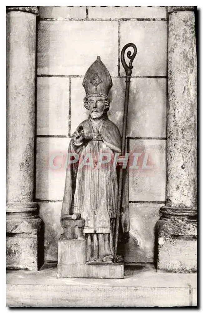 Saint Eloi — Bispo de Noyon, século VI — Photo-Copdeville em Noyon - Frente