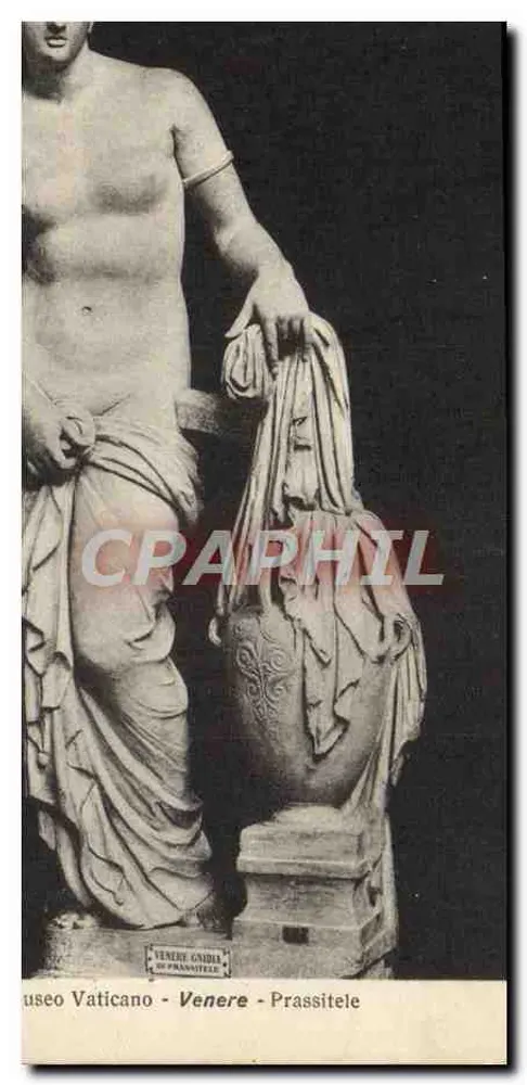 Vênus Prassitele — estátua no museu vaticano — editor SD n°2298 - Frente