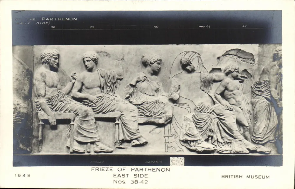 Fries des Parthenon — Ostseite — British Museum - Vorderseite