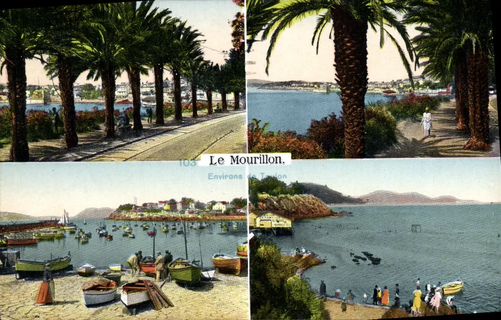 Le Mourillon — Arredores de Toulon — Editor: Imprensa de Toulon, n° 103 - Frente