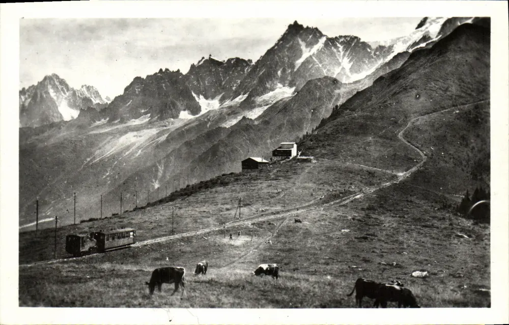 Plateau de Bollevue — Aufstieg zum Voza und Ketten der Nadeln — GIL-Editionen, Interd. - Vorderseite