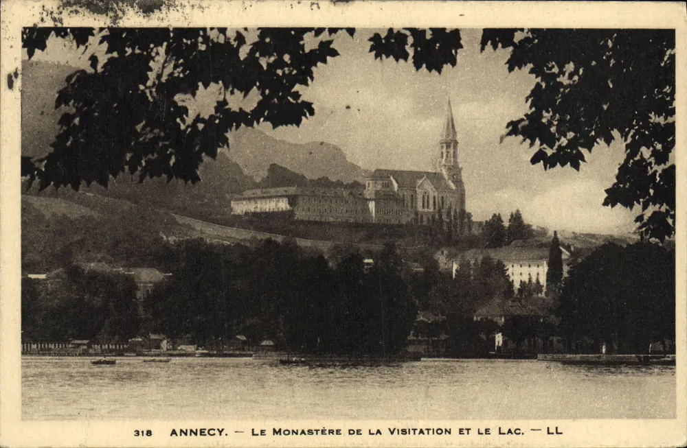 Annecy — Das Kloster der Visitation und der See — LL, Nr. 318 - Vorderseite