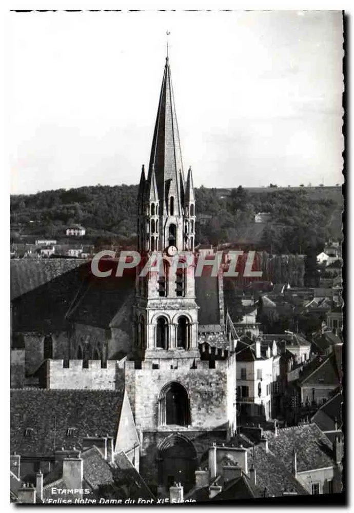 Étampes — A Igreja Nossa Senhora do Forte, século XII — Édition d'Art Rameau - Frente