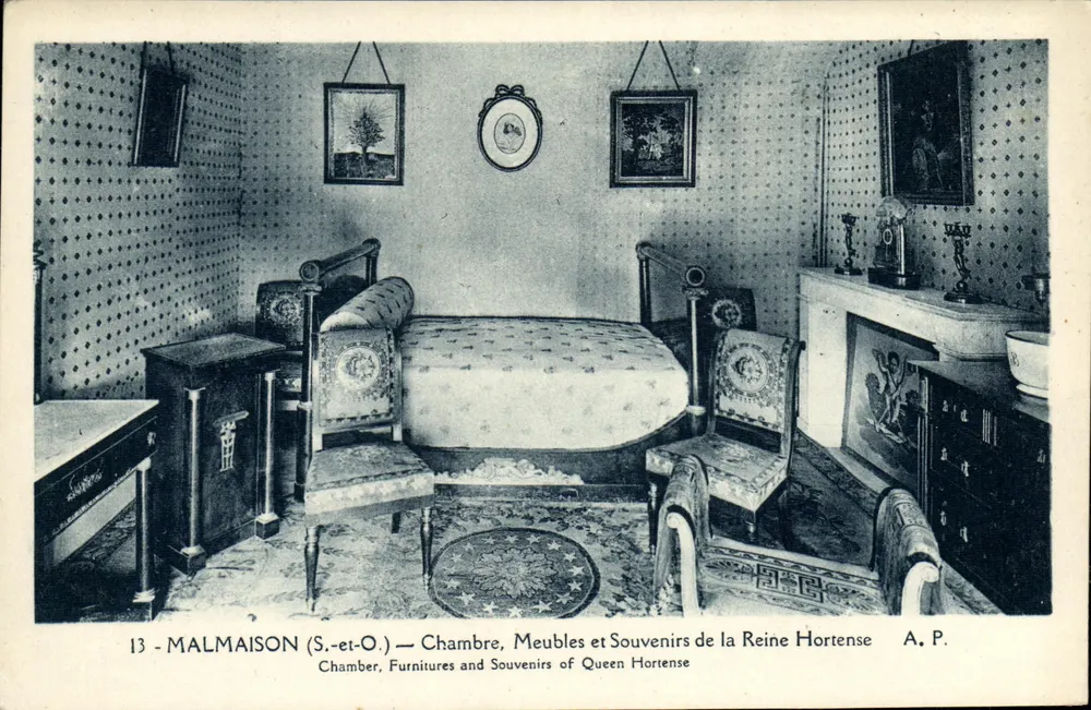 Malmaison (S.-et-O.) — Zimmer, Möbel und Erinnerungsstücke der Königin Hortense — A. P. - Vorderseite