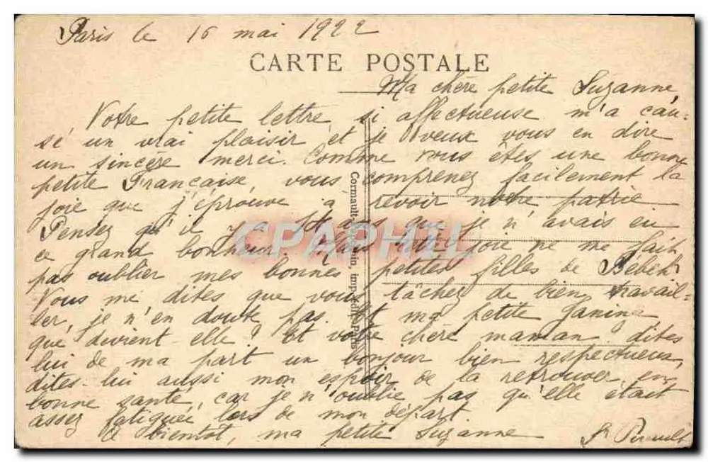 PARIS — Panorama des Huit Ponts — éditeur A. P. n°40 - Verso