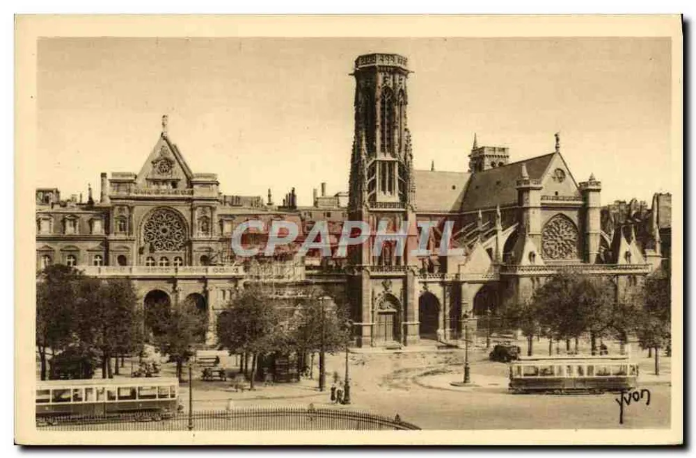 Kirche Saint-Germain-l'Auxerrois — Paris — Editions d'Art Yvain - Vorderseite