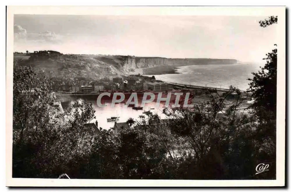 Fécamp — Blick auf den Hafen und die Klippen — C.A.P. Paris - Vorderseite