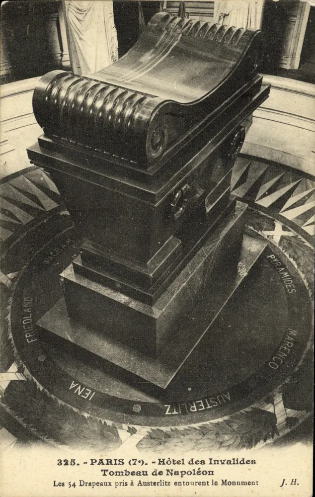 Grabmal Napoleons — Hôtel des Invalides — Verlag J.H. Nummer 325 - Vorderseite