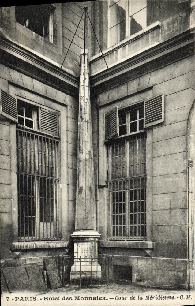Paris - Münzhof - Cour de la Méridienne - C.M. - Vorderseite