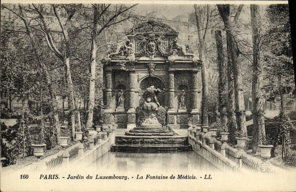 Paris - Jardin du Luxembourg - La Fontaine de Médicis - LL - Vorderseite