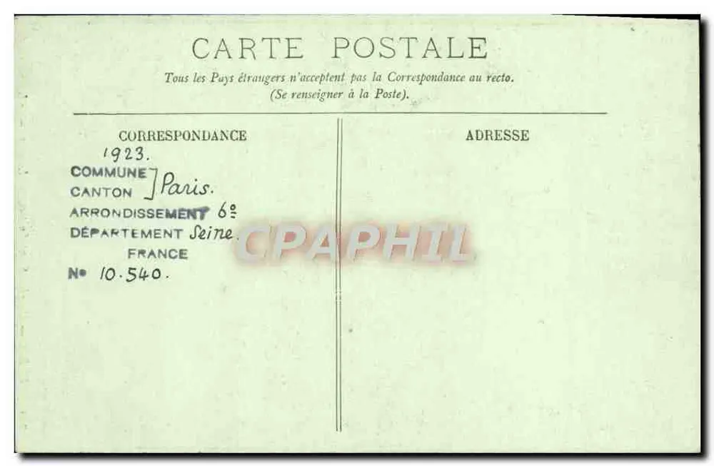 Paris — A Igreja de Saint-Sulpice — A Nave — LL. — N° 760 - Verso
