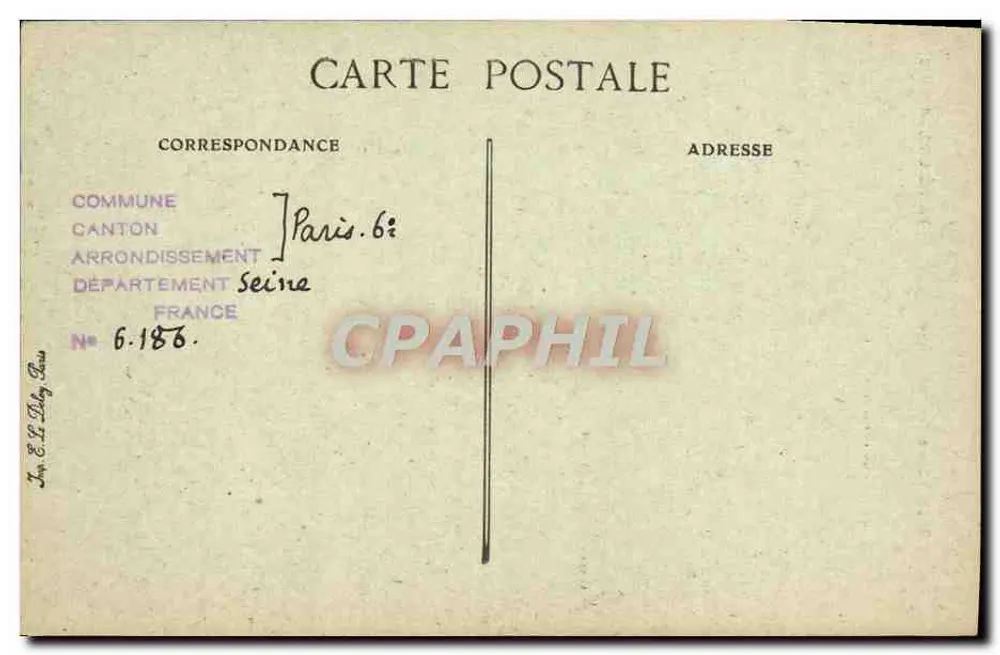 Chor der Kirche Saint-Sulpice — Rue Garancière — Paris von einst - Rückseite