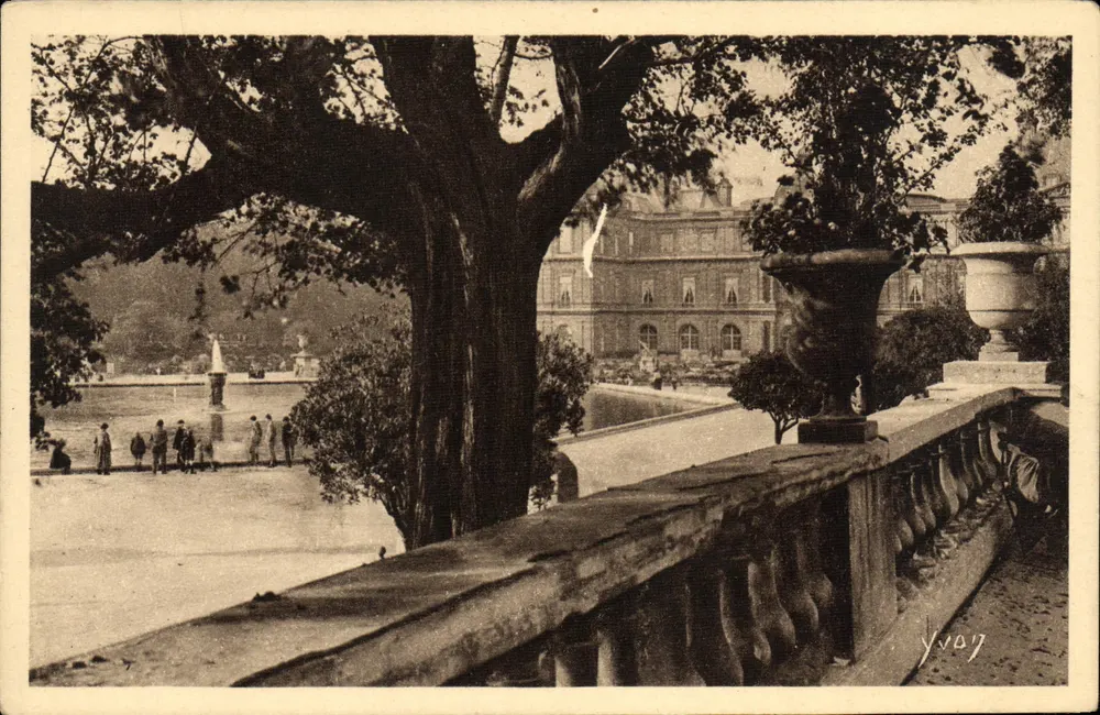 Jardin du Luxembourg — Paris — Édition d'Art Yvon, 1924 - Vorderseite