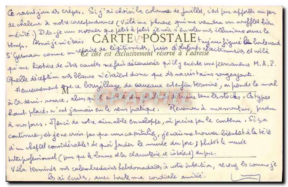 Paris - Place de la Bastille und Säule von Juli — Verlag HOLLAND, Nr. 56 - Rückseite