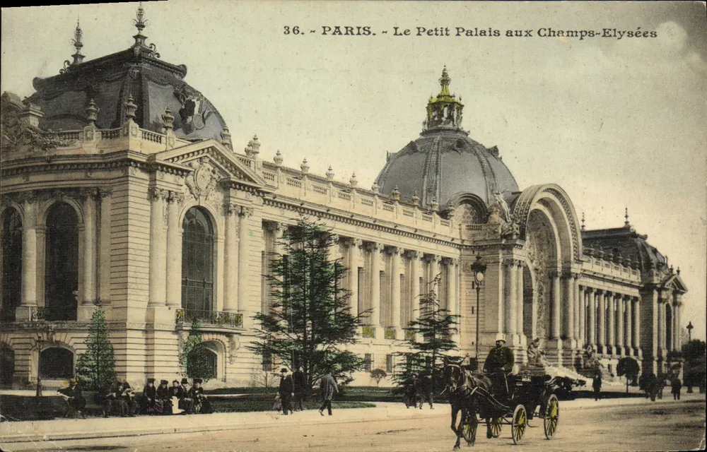 Paris - O Petit Palais nos Campos-Élisées — editor anônimo, n° 36 - Frente