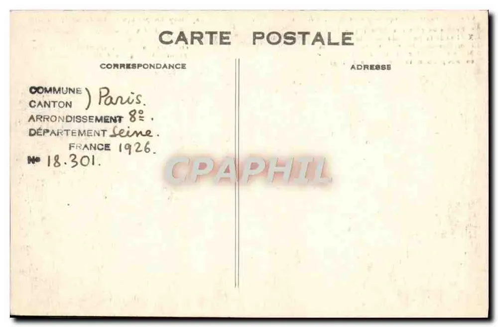 Expiationskapelle, Paris — Nr. 18.301 - Rückseite