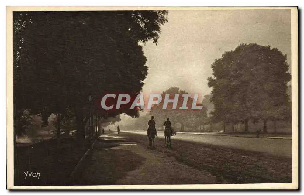 Die Avenue der Ritter — Avenue du Bois de Boulogne — Paris Artistique, n° 10.468 - Vorderseite