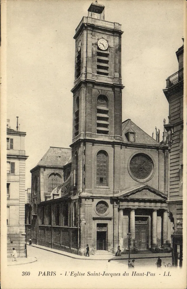 Paris - A Igreja de São Jacó do Haut-Pas - LL, n°360 - Frente