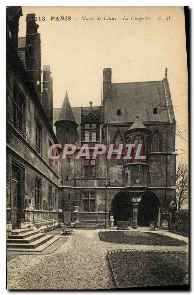 Paris — Museu de Cluny - A Capela — C. M. - Frente