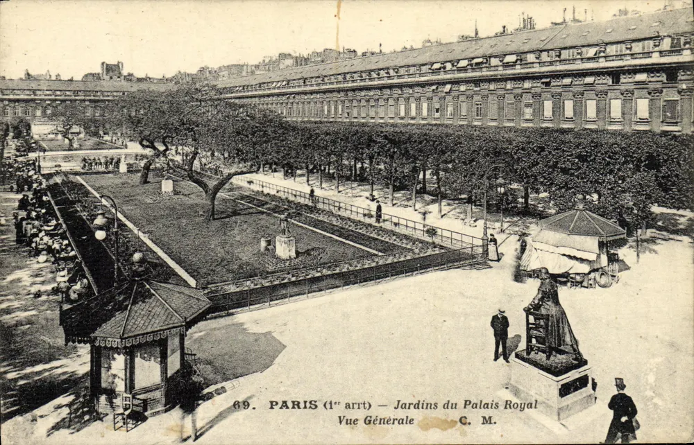 PARIS (1. Arrondissement) — Gärten des Palais Royal — Allgemeiner Blick — C. M. — Nr. 69 - Vorderseite