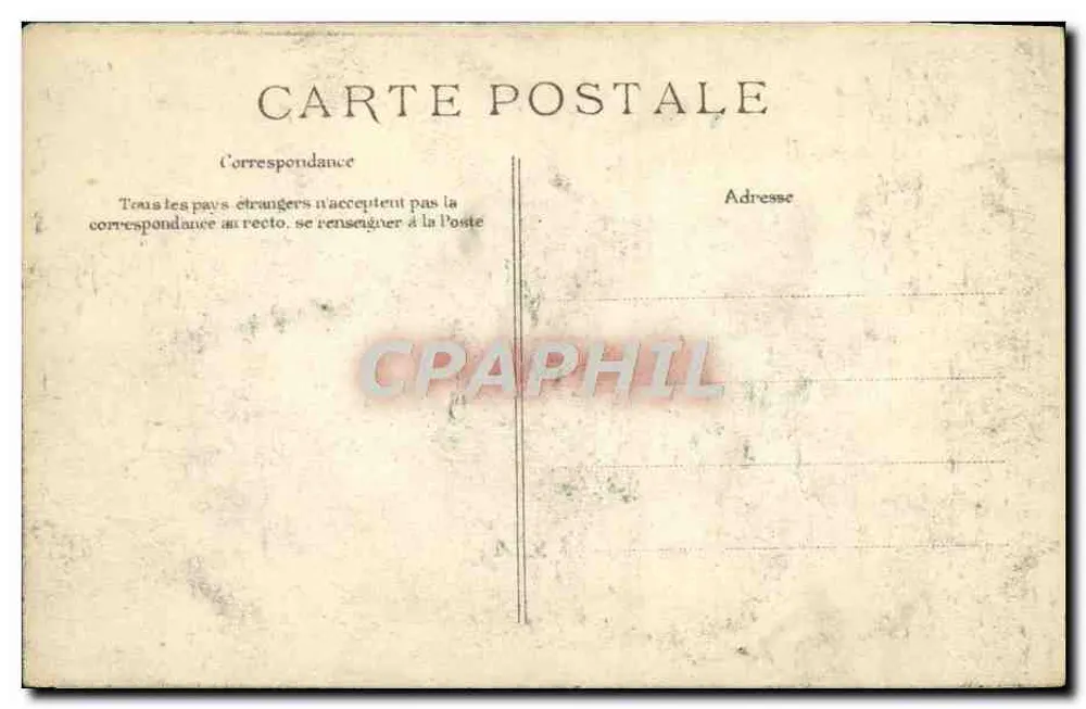 Flut der Seine — Paris — Verlag Y. Bertaux - Rückseite
