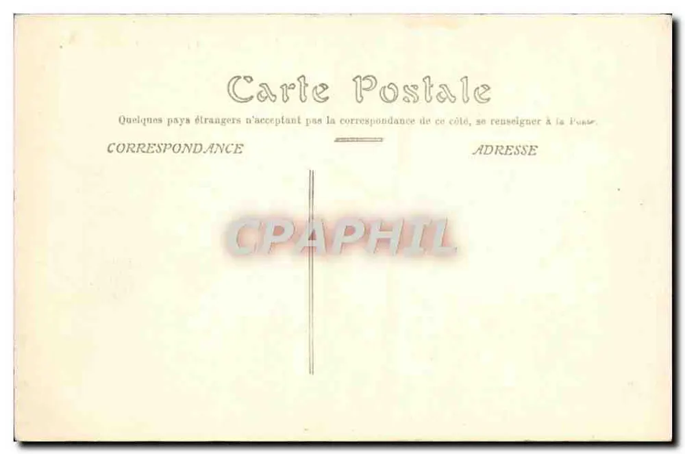 Paris überschwemmt — Maximale Überschwemmung von 1910 — A. Noyer, Paris. - Rückseite