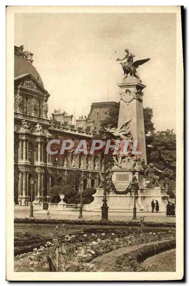 Monumento de Gambetta — Jardim das Tuileries — Edição de Arte YVON, N°88 bis - Frente