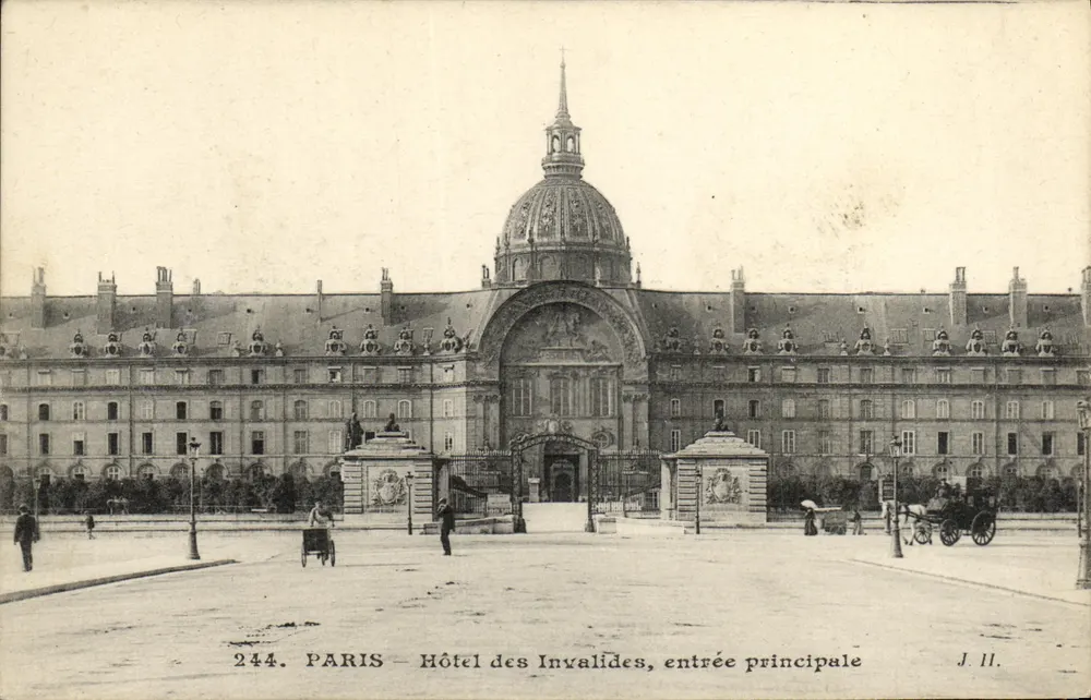 Paris — Hôtel des Invalides, Haupteingang — J. II. n° 244 - Vorderseite