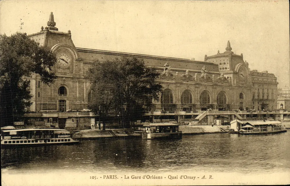 Parigi - La Stazione di Orléans - Quai d'Orsay - A. R. - n°105 - Recto