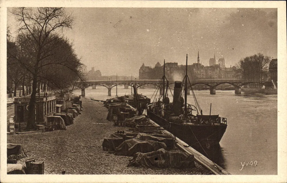 Paris — O Porto de Saint-Nicolas — Edição de Arte YVON, Série 3 N° 50 - Frente