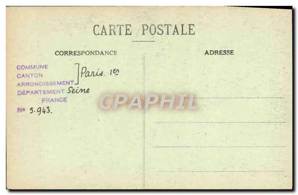 Paris - Igreja de São Eustáquio - O Banco de Trabalho - Executado por Lepeautre com base nos desenhos de Carteaux - Verso