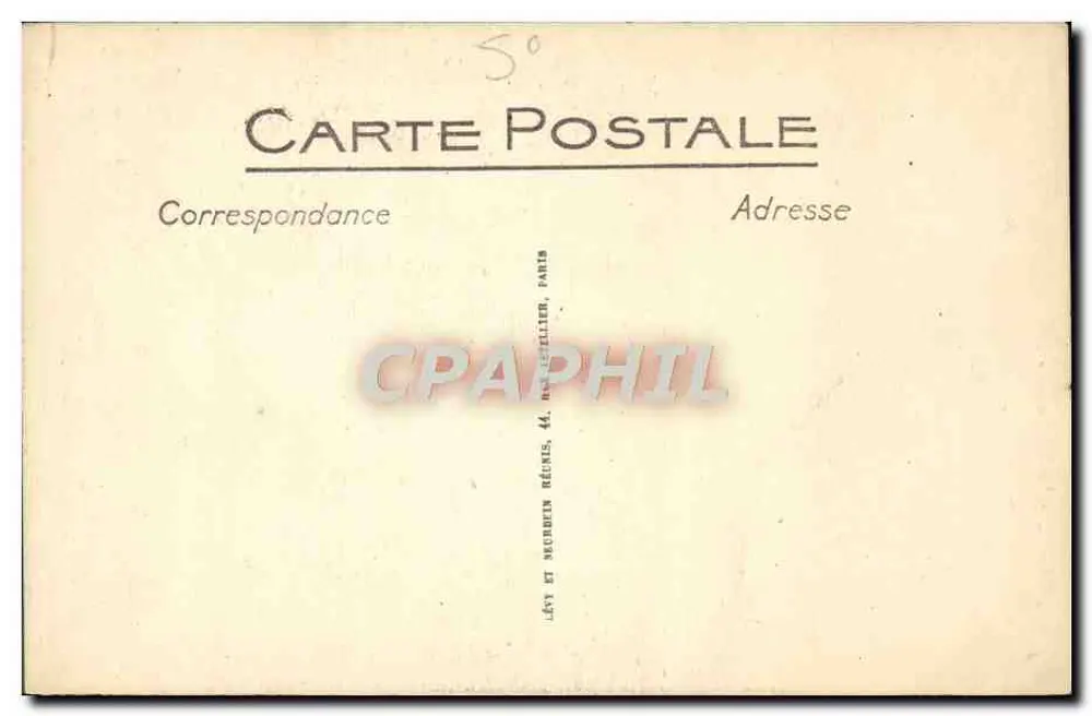 Paris - A Sorbonne — vista da fachada com domo e estátuas — editor LL, n° 169 - Verso