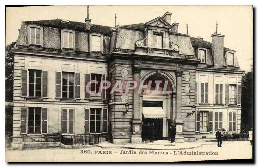 Paris - Jardin des Plantes - Die Verwaltung — Verleger L.P.M., n° 19.829 - Vorderseite