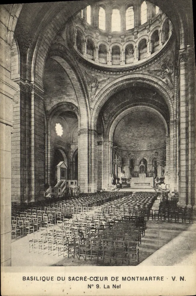 Basilika des Heiligen Herzens von Montmartre — Die Kirche — V.N. Nr. 9 - Vorderseite