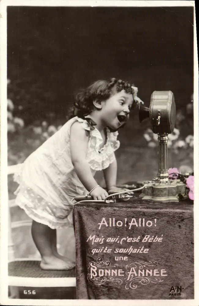 Baby am Telefon — AN Paris n°656 - Vorderseite