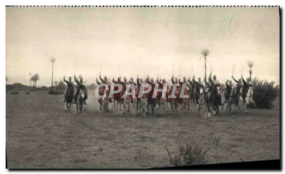 Spahis Marocains chargeant — Georges Lang, Paryż - Awers