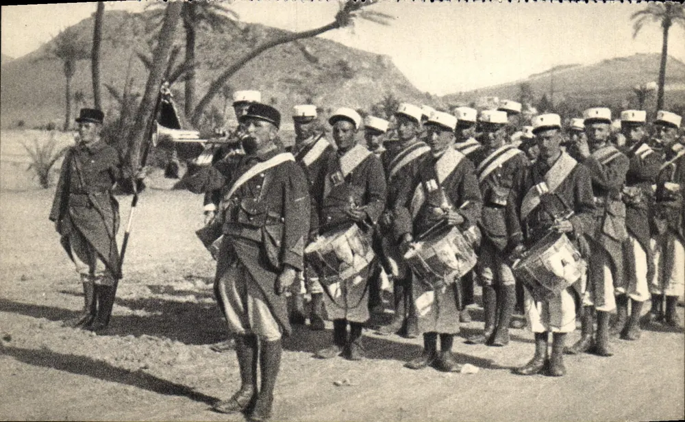Die Legion in Marrakech (Marokko) — Georges Lang, Verlag Paris - Vorderseite