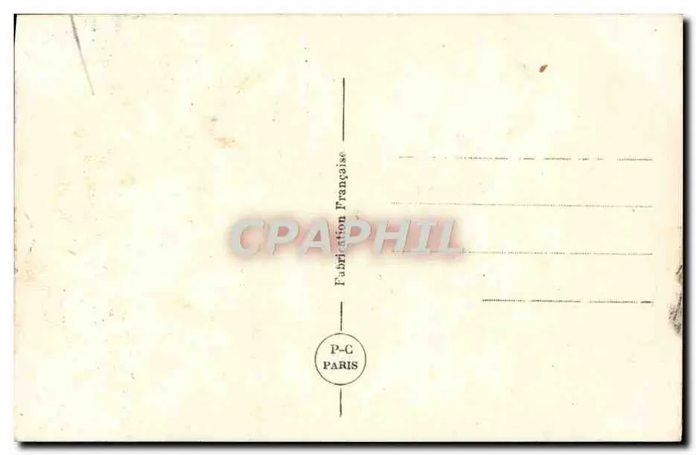 Liebespaar — Natürliche Szene — P-C Paris Nr. 137 - Rückseite