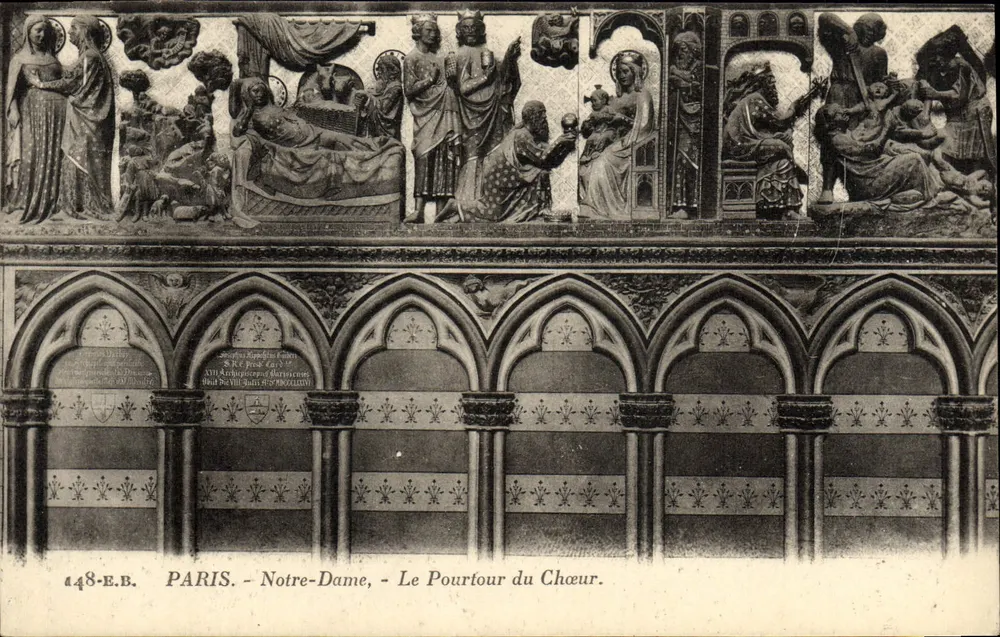 Parigi - Notre-Dame - Il Perimetro del Coro - Recto