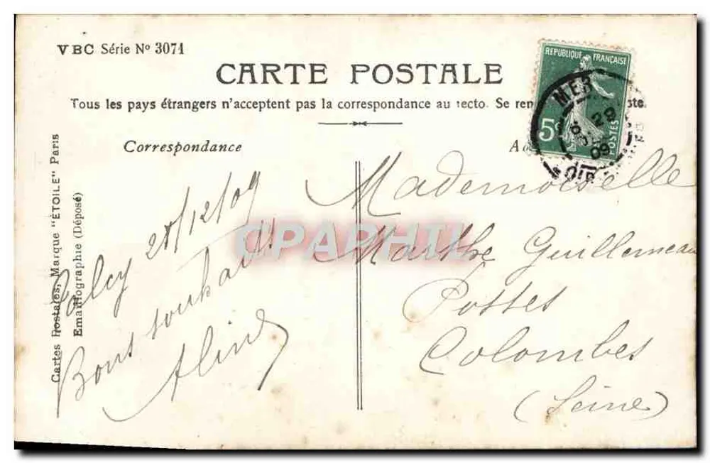 Mädchen mit Blumen — Studiofoto — Liebert Phot. (Bonne-Bonnee) - Rückseite